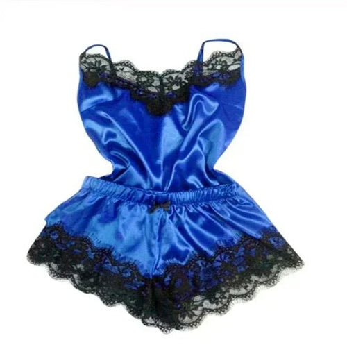 Lace-Trim Silk Cami Set — luxury lingerie, hand-picked by Karina | Dentelle Karina