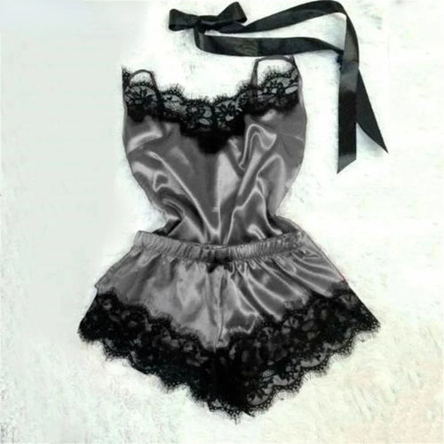 Lace-Trim Silk Cami Set — luxury lingerie, hand-picked by Karina | Dentelle Karina